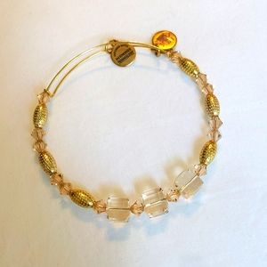 Alex and Ani Pink Crystal Bracelet